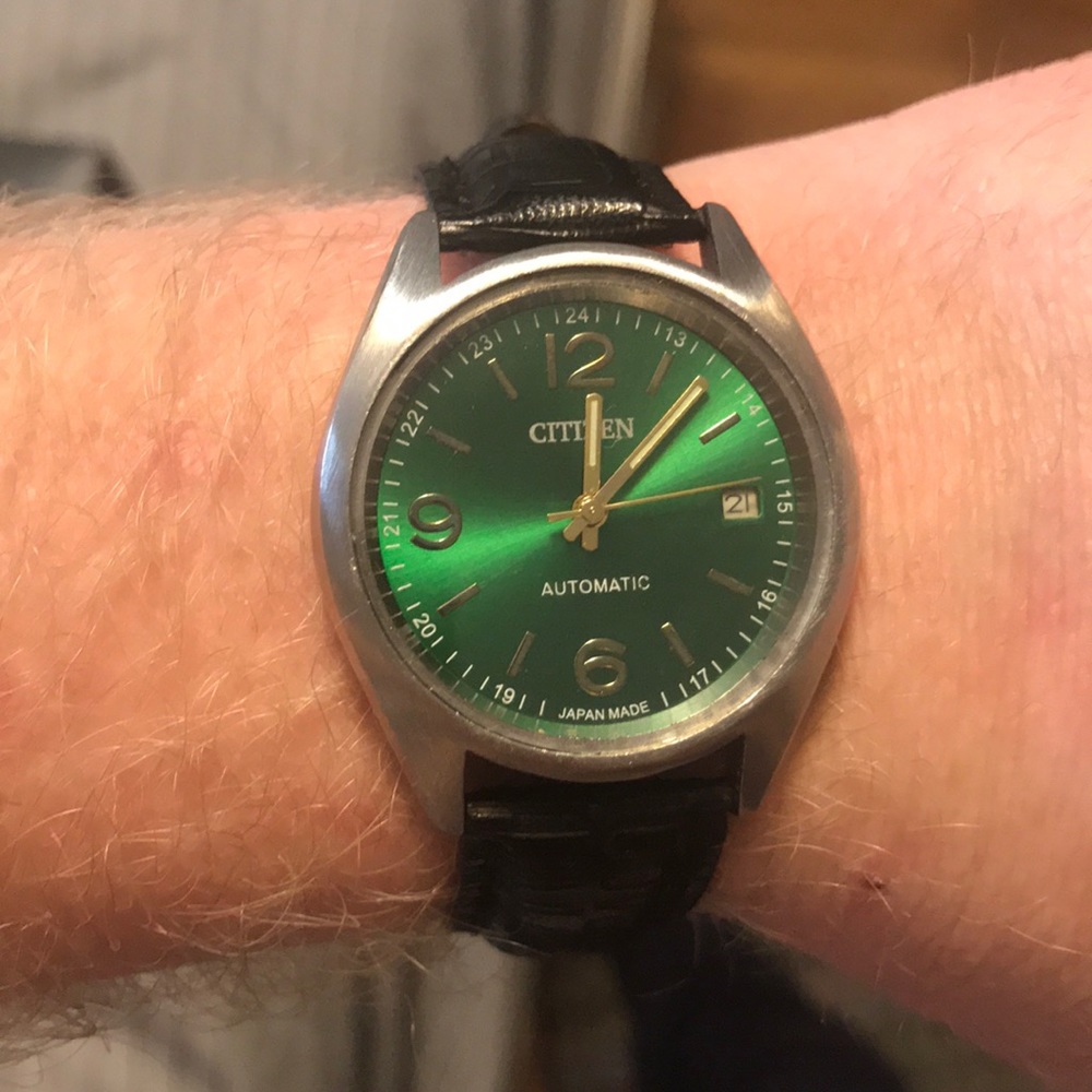 Vintage mechanical automatic citizen watch